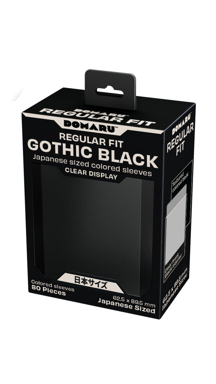 Gatherers' Tavern Sleeves: Regular Fit Japanese - Gothic Black 100CT