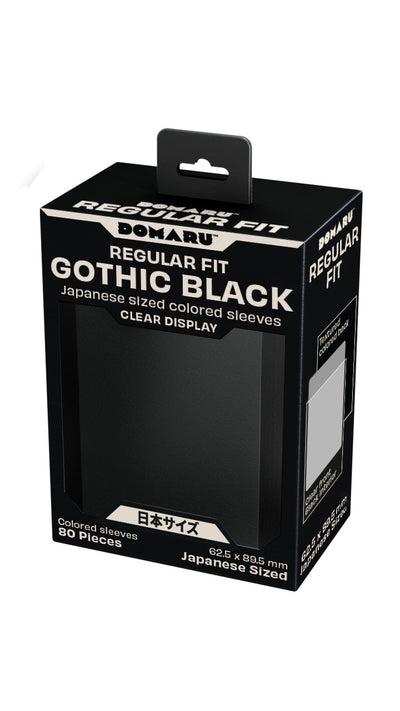 Gatherers' Tavern DOMARU Regular Fit Japanese Sleeves Gothic Black 80ct