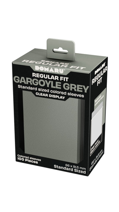 Gatherers' Tavern DOMARU Regular Fit Standard Size Card Sleeves Gargoyle Grey 100ct
