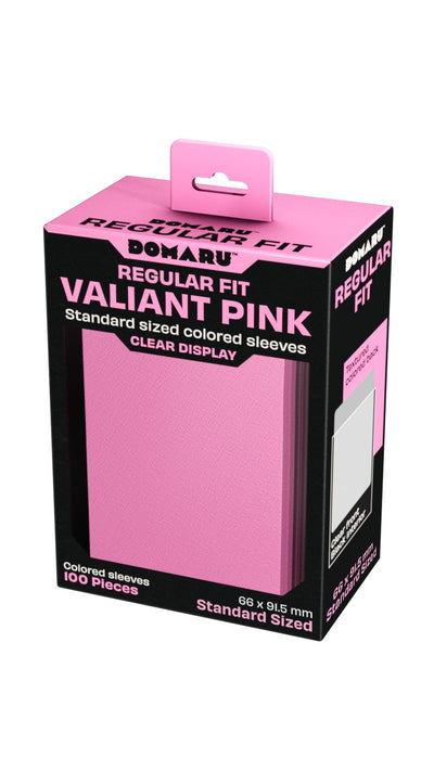 Gatherers' Tavern DOMARU Regular Fit Standard Size Card Sleeves Valiant Pink 100ct