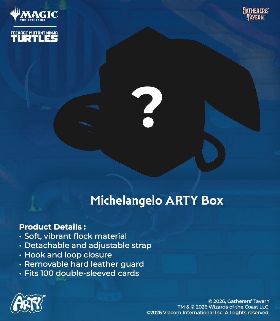 Gatherers' Tavern: Magic The Gathering x Teenage Mutant Ninja Turtles - Michelangelo Arty Box