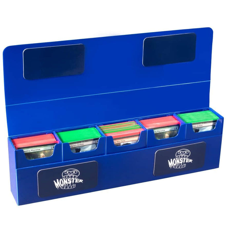 Monster Binder Hydra 5-Compartment Deck Box - Blue