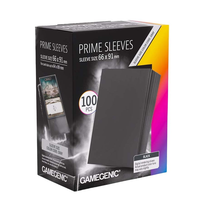 Gamegenic Prime Sleeves - Black (100 Count)