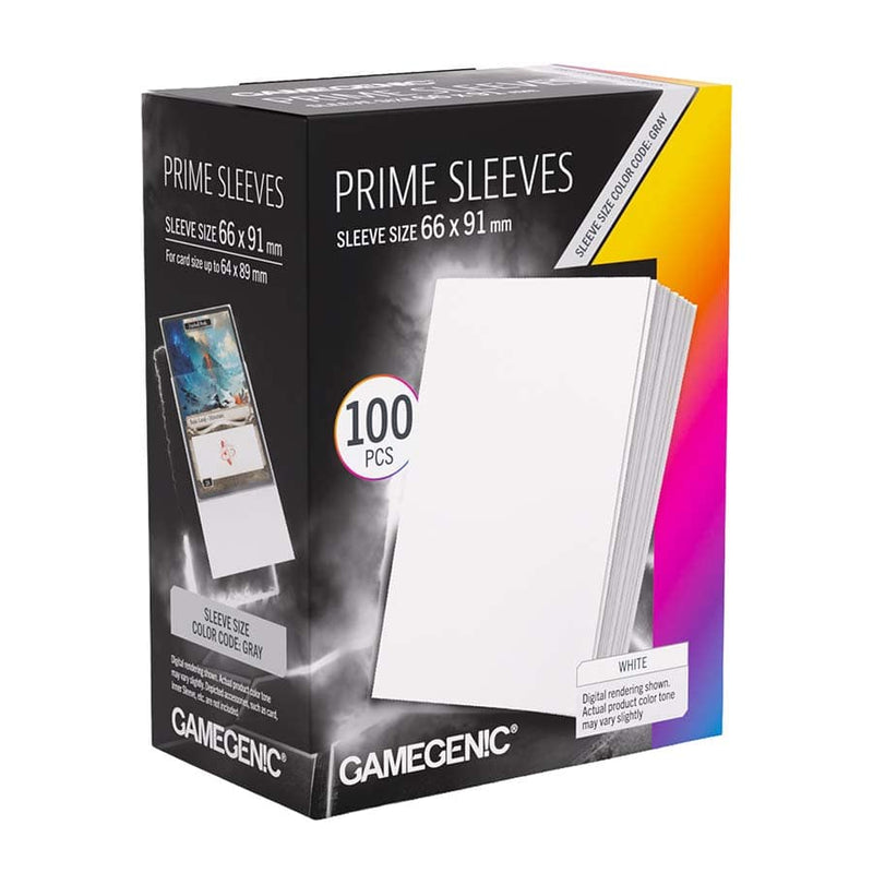 Gamegenic Prime Sleeves (100 Count) - White