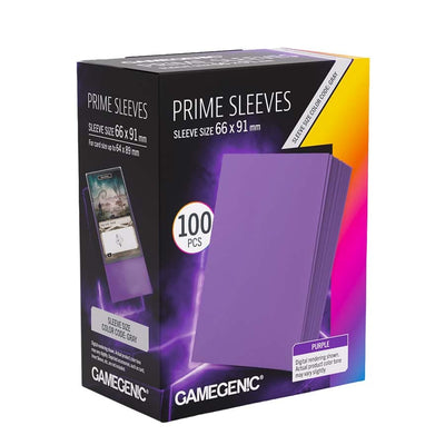 Gamegenic Prime Sleeves (100 Count) - Purple