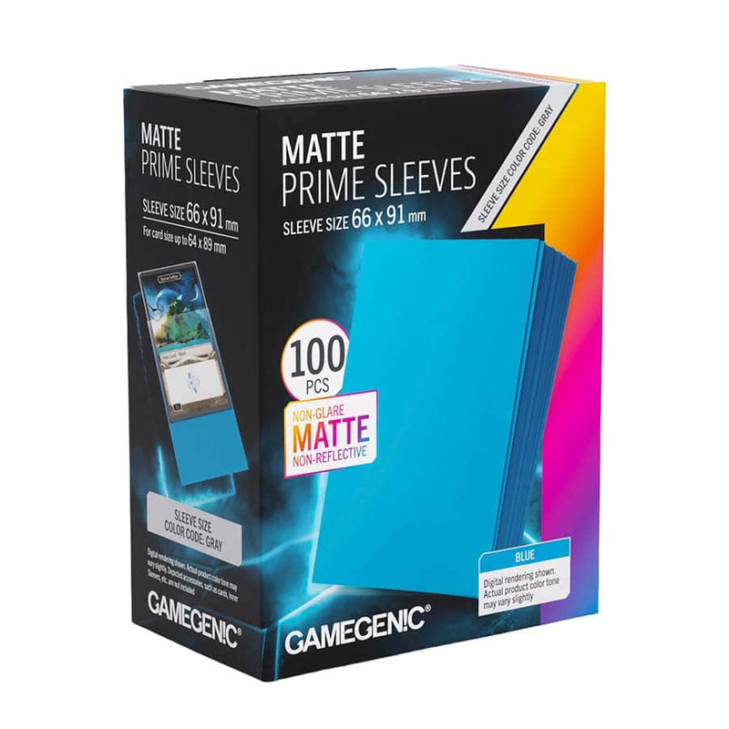 Gamegenic Matte Prime Sleeves (100 Count) - Blue