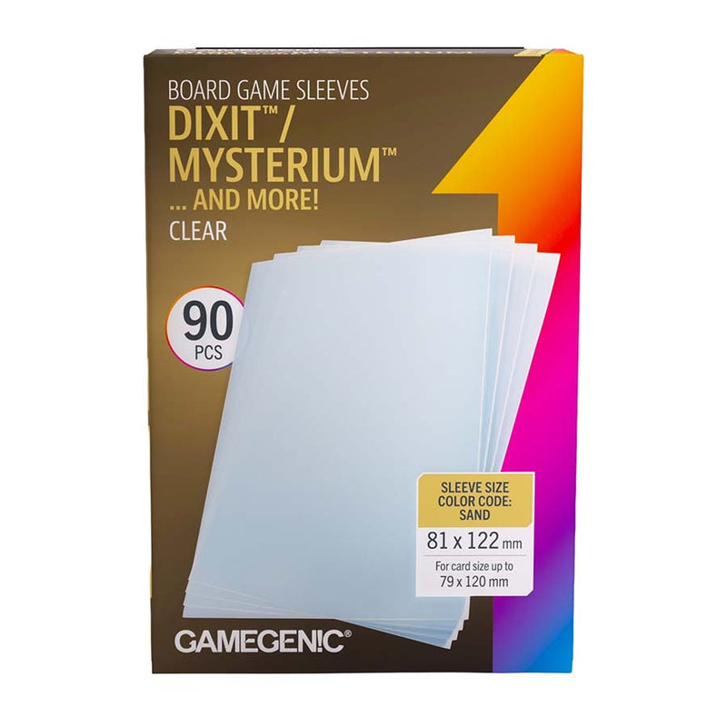 Gamegenic Prime Board Game Sleeves - Dixit Clear (90 Count)