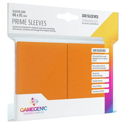 Gamegenic Prime Sleeves Orange
