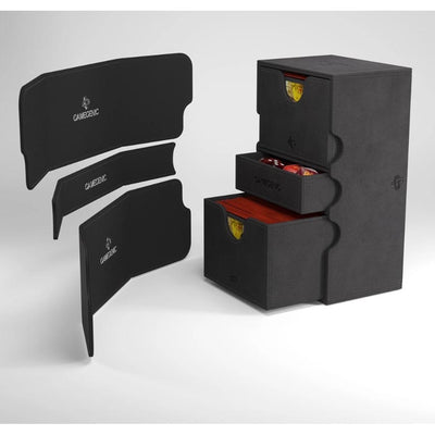 Gamegenic Stronghold 200+ XL Convertible Deck Box - Black