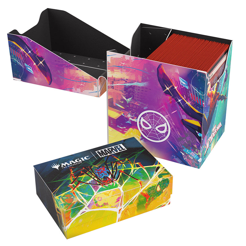 Gamegenic Magic: The Gathering Soft Crate 80+ Deck Box - Spider-Man and Spider-Gwen