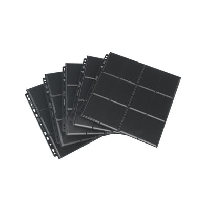 Gamegenic Sideloading 24-Pocket Pages (10 Pack) - Black