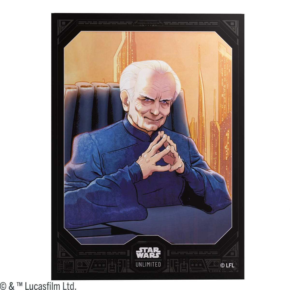 Gamegenic Star Wars : Unlimited Premium Art Sleeves - Chancellor Palpatine