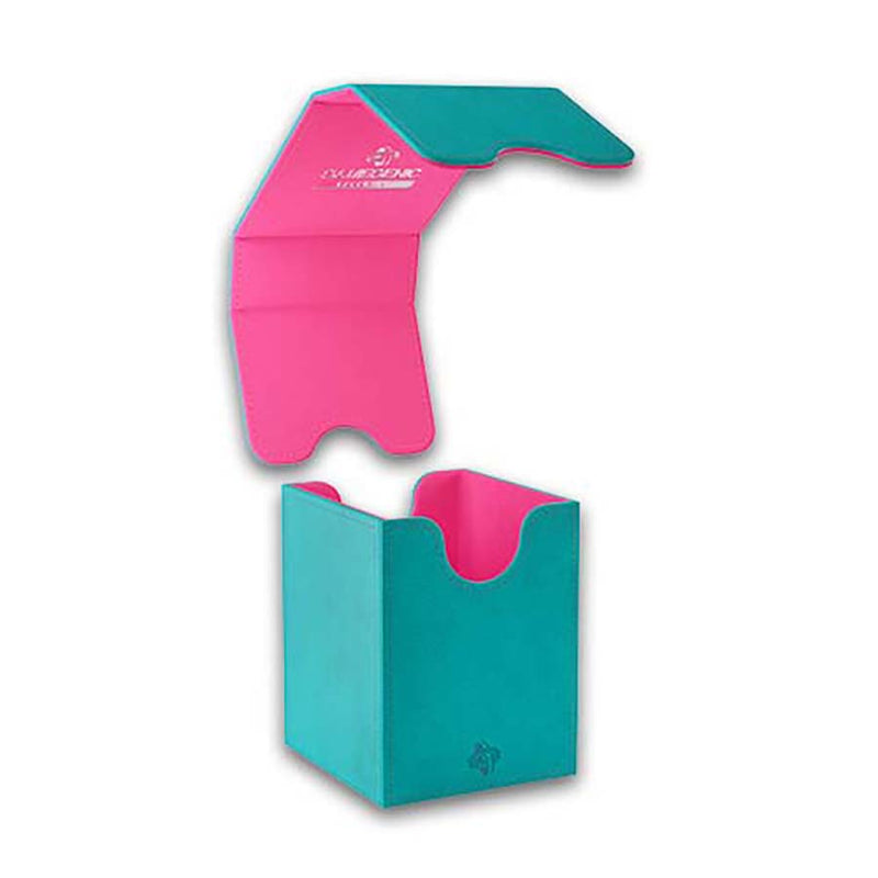 Gamegenic Squire 100+ XL Convertible Deck Box - Teal and Pink
