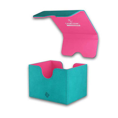 Gamegenic Sidekick 100+ XL Convertible Deck Box - Teal and Pink