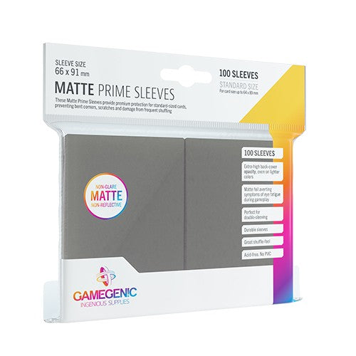 Gamegenic - MATTE Prime Sleeves: Gray