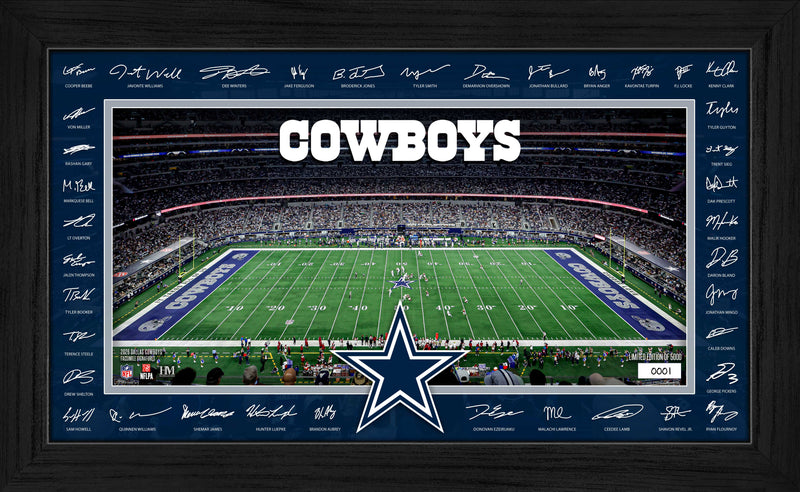 Highland Mint Dallas Cowboys 2026 Signature Gridiron Frame - Limited Edition /5,000