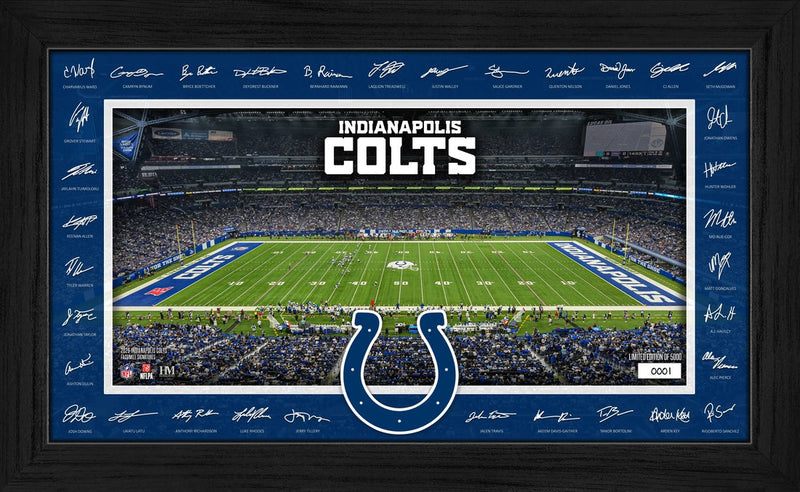 Highland Mint Indianapolis Colts 2026 Signature Gridiron Frame - Limited Edition /5,000