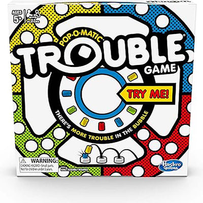 Hasbro Gaming Trouble Board Game - Classic Pop-O-Matic