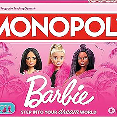 Hasbro Gaming Monopoly Barbie Edition Board Game - 2-6 Players Ages 8+