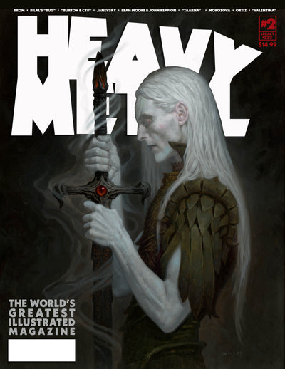 Heavy Metal Issue #2 Brom Cover Magazine