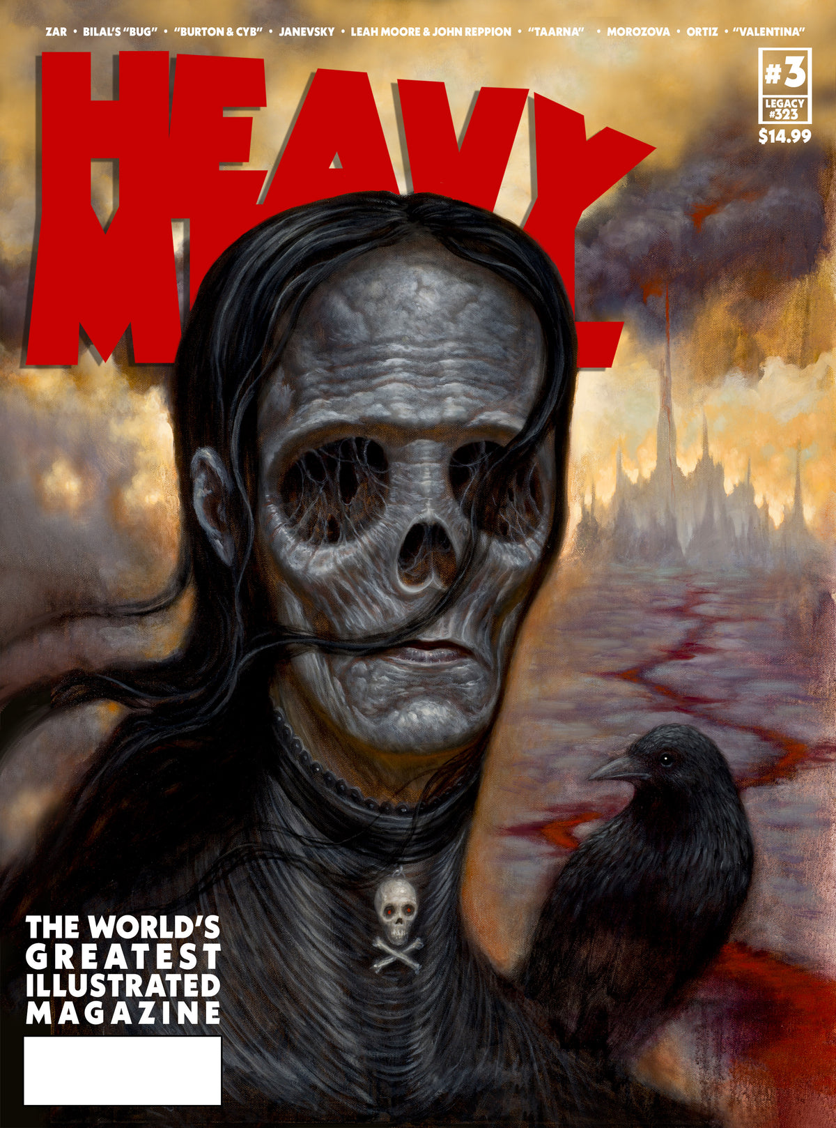 Heavy Metal Issue #3: Chet Zar (Variant Cover)
