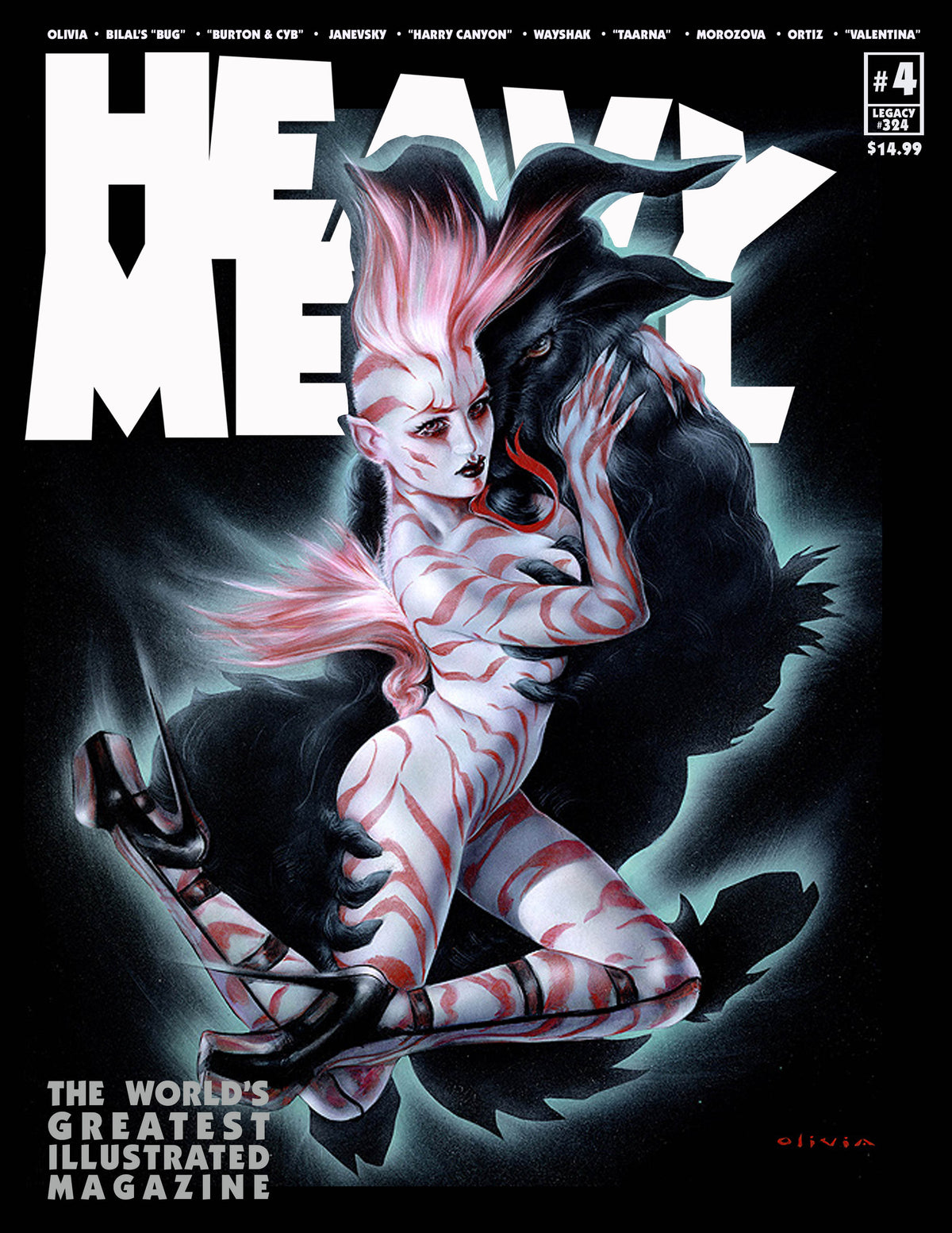 Heavy Metal Issue #4: Olivia De Berardinis