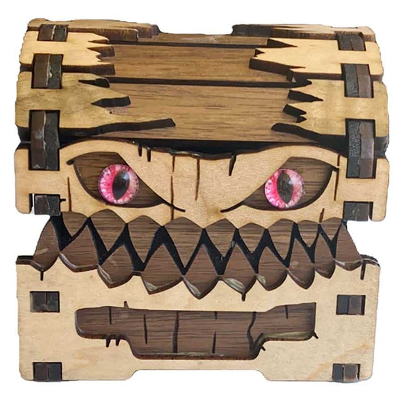 Hrothgar's Hoard Mimic Dice Chest - Walnut