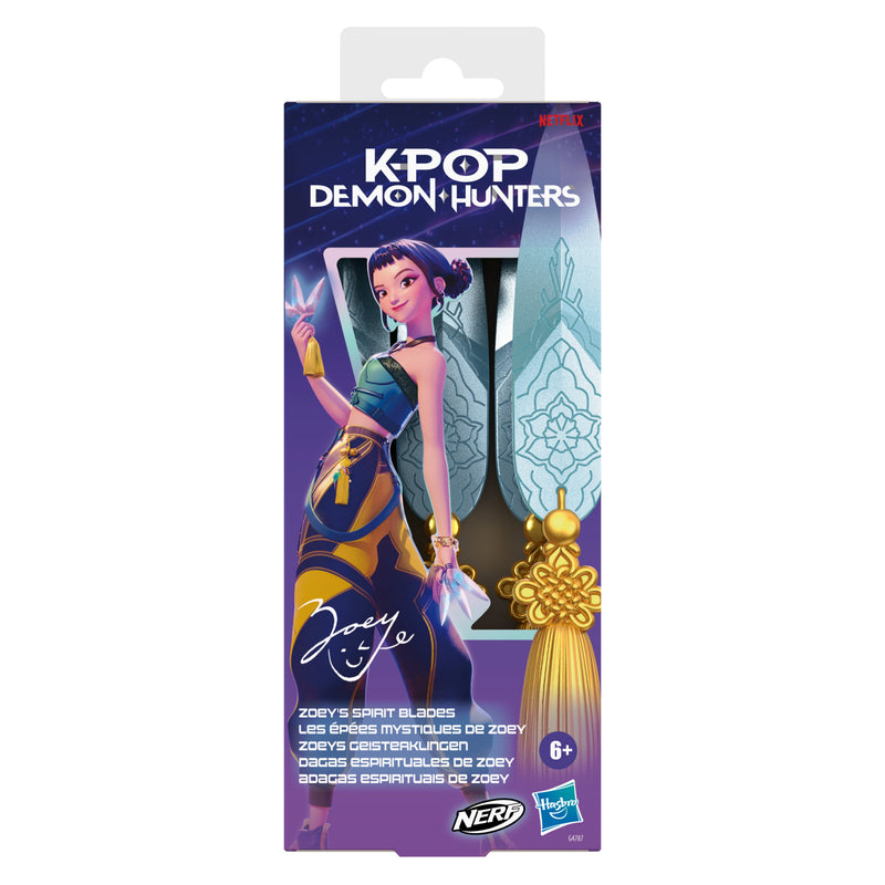 Nerf KPop Demon Hunters Zoey's Spirit Blades (3 Foam Blades)