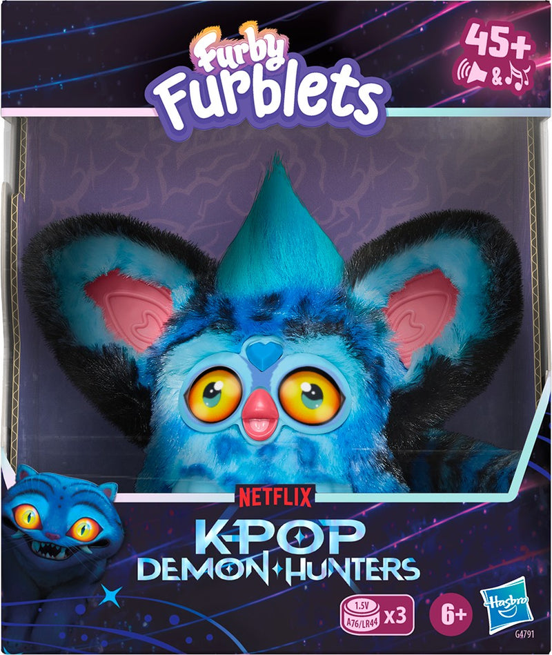 Hasbro Furby Furblets KPop Demon Hunters Derpy Tiger - Mini Electronic Plush