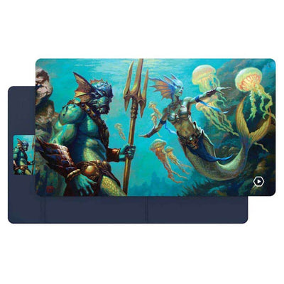 Heavy Play ETB Playmat Art Masters - Merfolk by Dan Scott