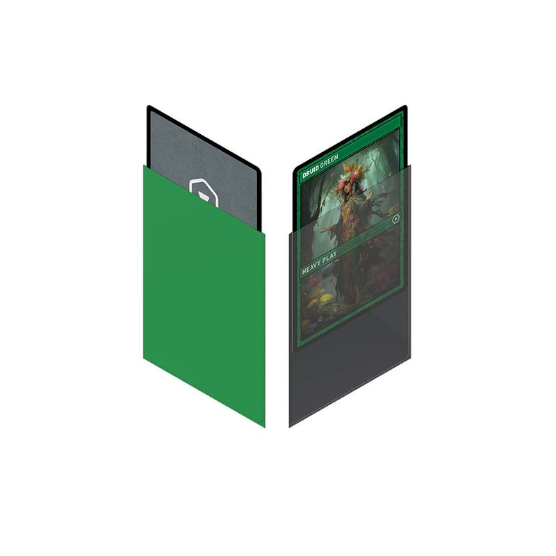 Heavy Play Spike Sleeves (100 Count) - Druid Green