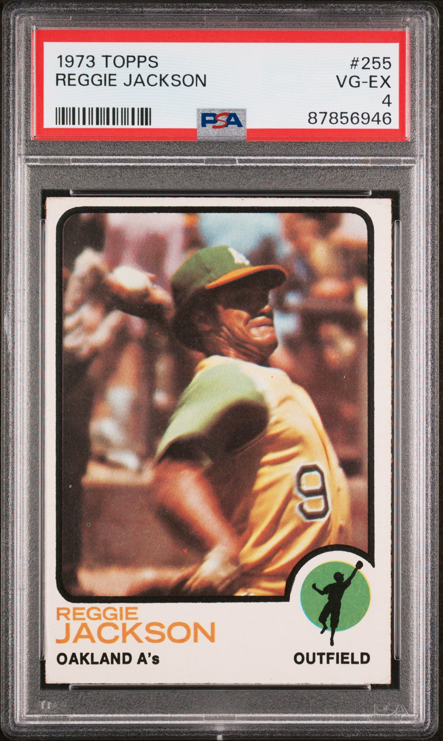 1973 Topps #255 Reggie Jackson PSA 4