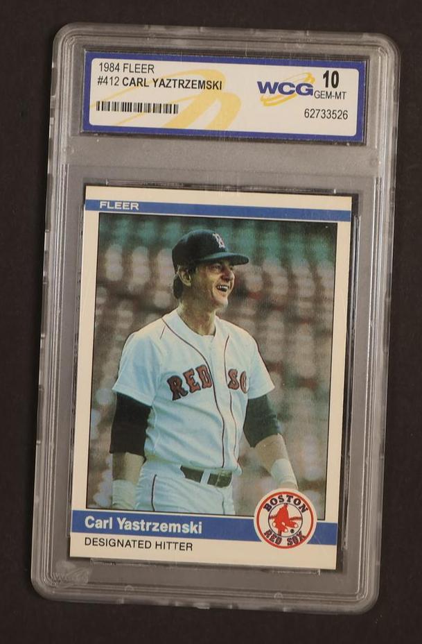 1984 Fleer Carl Yastrzemski #412 WCG 10