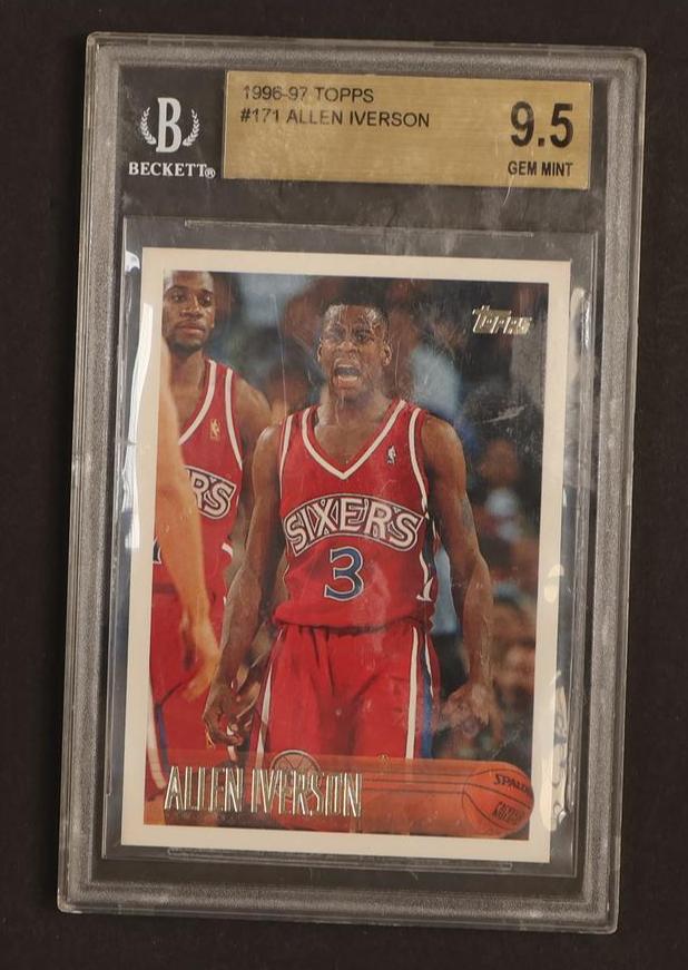 1996-97 Topps Allen Iverson #171 RC BGS 9.5