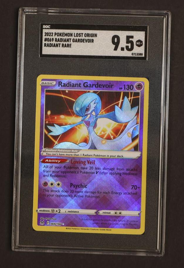 2022 Pokemon Lost Origin #069 Radiant Gardevoir Radiant Rare SGC 9.5