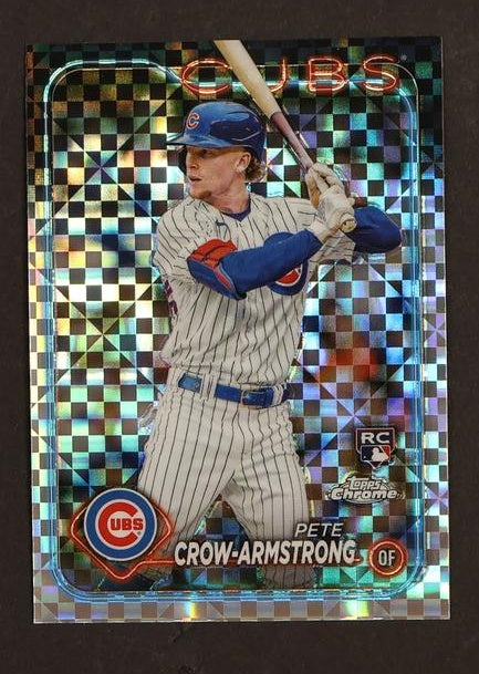 2023 Topps Chrome 16 Pete Crow-Armstrong X-Fractor Rookie Chicago Cubs