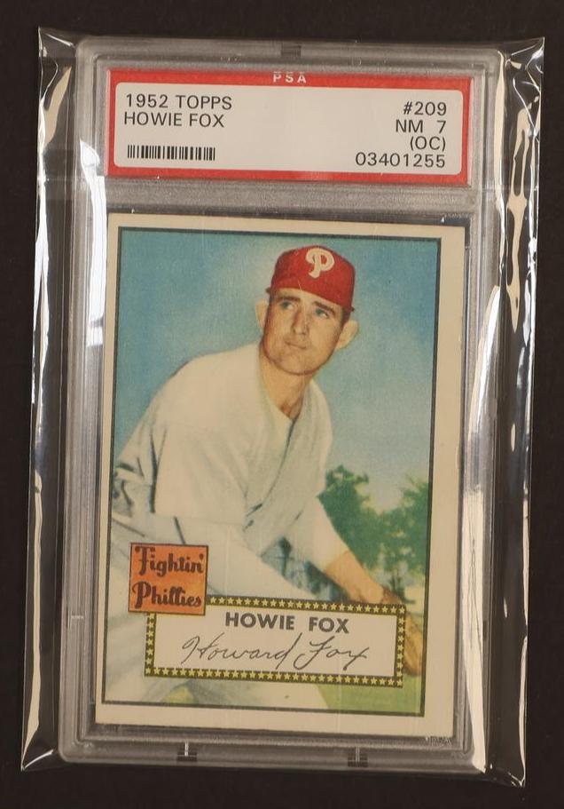 1952 Topps Howard Fox #209 PSA 7