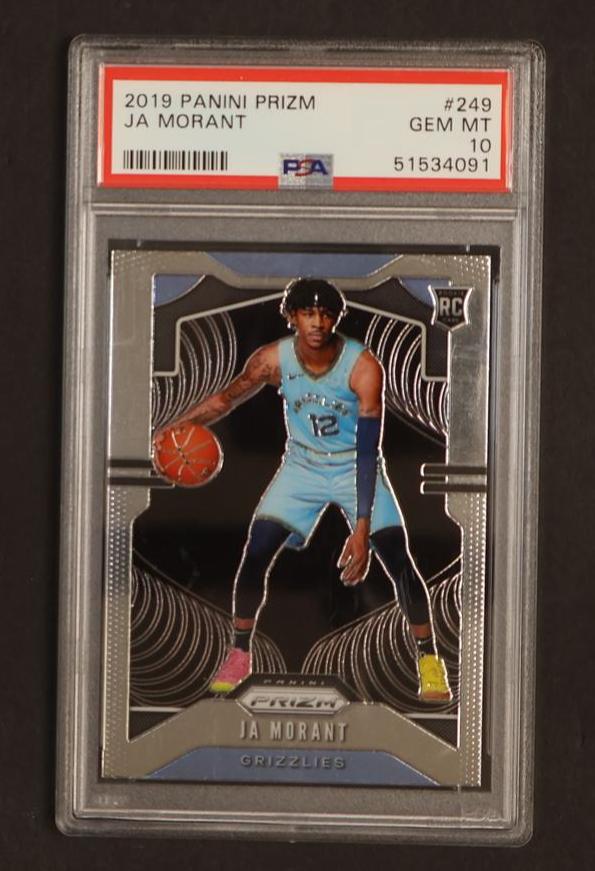 2019 Panini Prizm Ja Morant #249 RC PSA 10