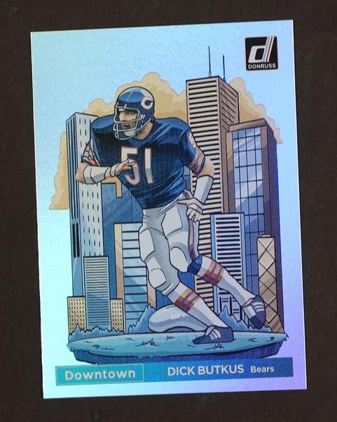 2020 Panini Donruss 9 Dick Butkus Downtown Bears