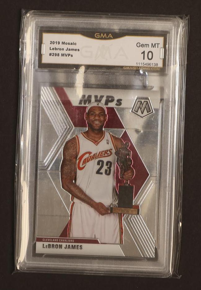 2019-20 Panini Mosaic MVPs LeBron James #298 GMA 10