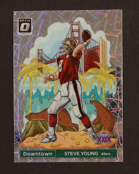 2021 Panini Donruss Optic SBD-SY Steve Young Downtown 49ers