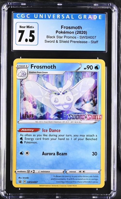 2020 Sword & Shield #SWSH007 Frosmoth Black Star Promos CGC 7.5