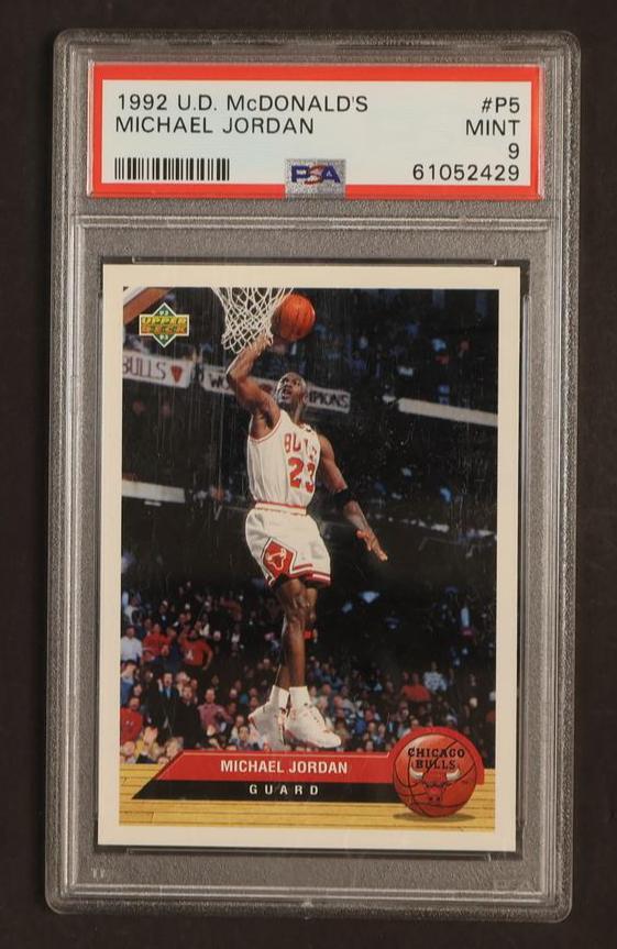 1992 Upper Deck Mcdonald's Michael Jordan #P5 /115 PSA 9