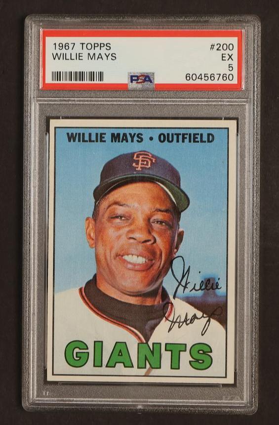 1967 Topps Willie Mays #200 PSA 5
