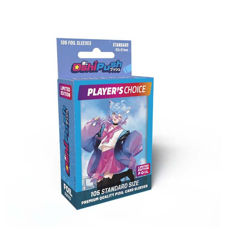 Japanime Games Oshi Push Hidden Links Standard Foil Sleeves - LineChu (105 Count)
