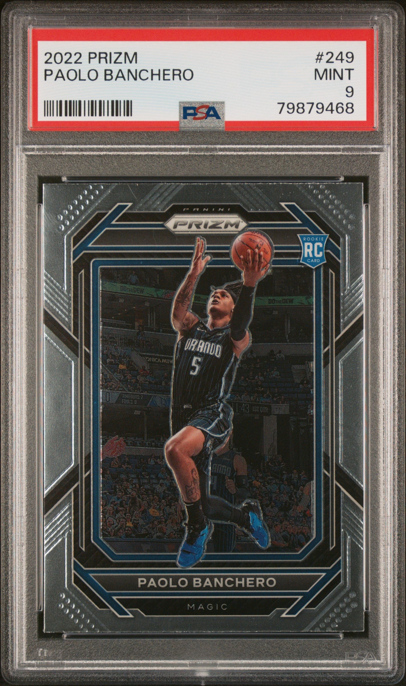 2022 Panini Prizm #249 Paolo Banchero PSA 9