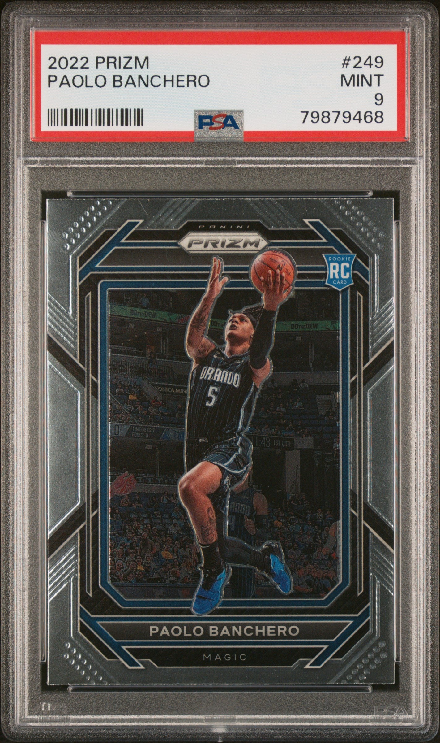 2022 Panini Prizm Paolo Banchero #249 RC PSA 9