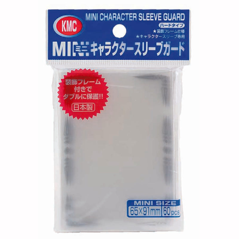KMC Mini Character Guard Sleeves - Clear (60 Count)