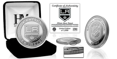 Highland Mint Los Angeles Kings Silver Coin - Limited Edition /5,000