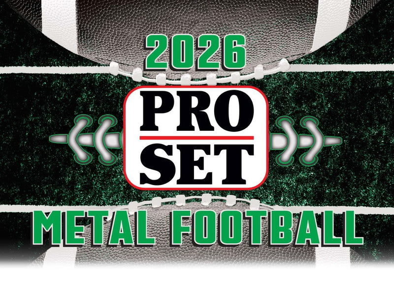 2026 Leaf Pro Set Metal Football Jumbo Hobby Box